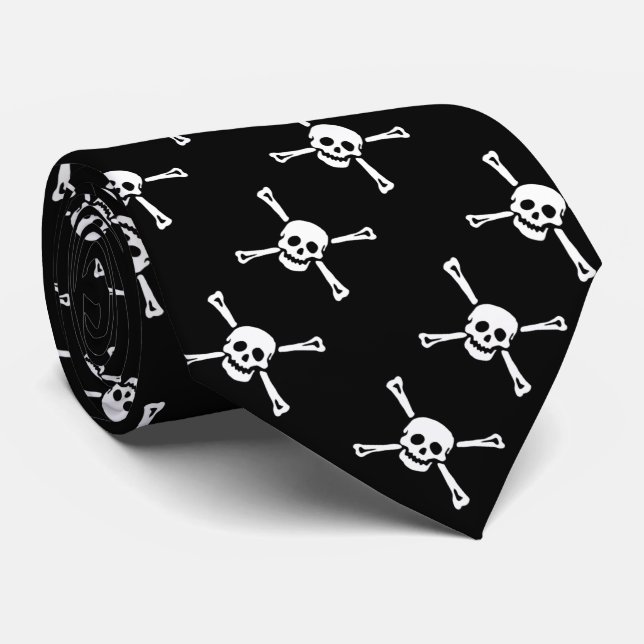 Paul McGehee "Jolly Roger" Tie (Rolled)
