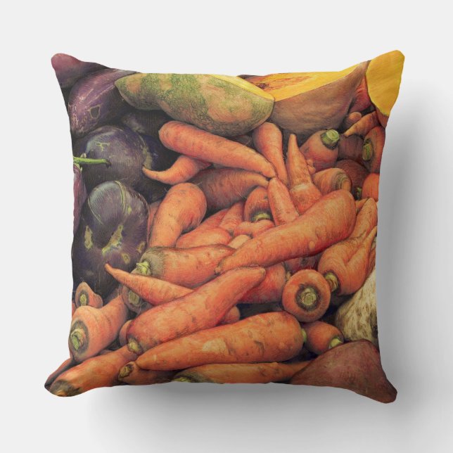 Paul McGehee "Nature's Bounty" Pillow (Front)