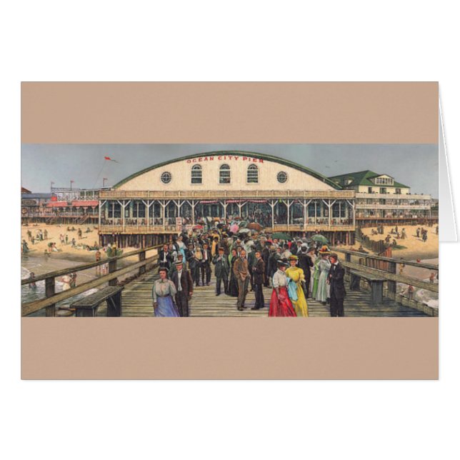 Paul McGehee "Ocean City Panorama" Card (Front Horizontal)