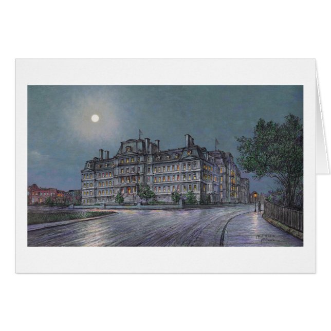 Paul McGehee "Old Executive Office Building" Card (Front Horizontal)