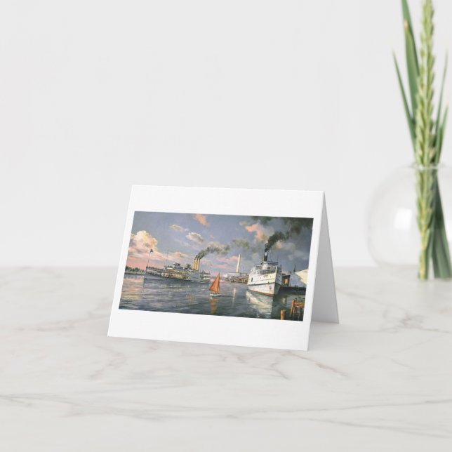 Paul McGehee "Steamboats of the Potomac" Card (Front)