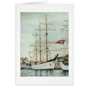 Paul McGehee Tall Ship "Gorch Fock" Card