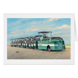 Paul McGehee "The Boardwalk Train" Card