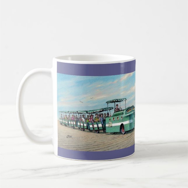Paul McGehee "The Boardwalk Train" Mug (Left)