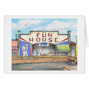 Paul McGehee "The Fun House - Ocean City, MD" Card