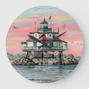 Paul McGehee "Thomas Point Dawn" Clock