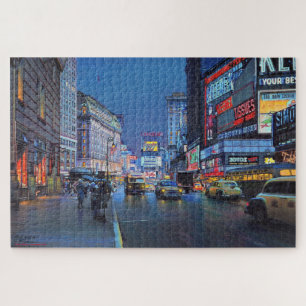 Paul McGehee "Times Carré en 1954" Puzzle