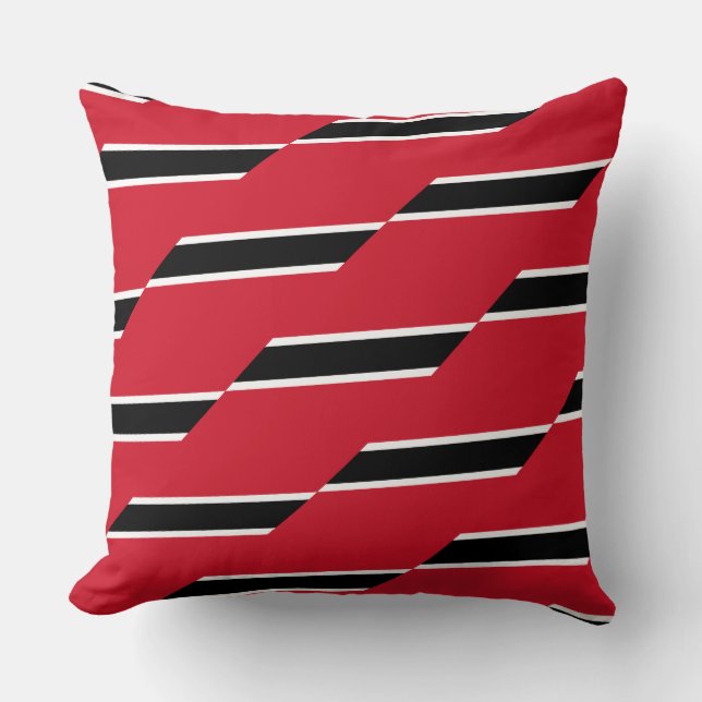 Paul McGehee "Trinidad and Tobago T&T Flag" Pillow (Front)