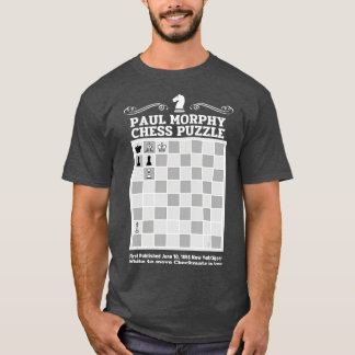 Paul Morphy Chess Puzzle Chess player T-Shirt