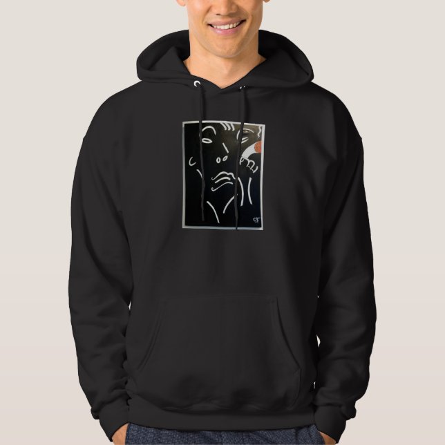 "PAUL" on original design by onesillyfag Hoodie (Front)