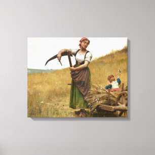 Paul Peel - Adoration Canvas Print