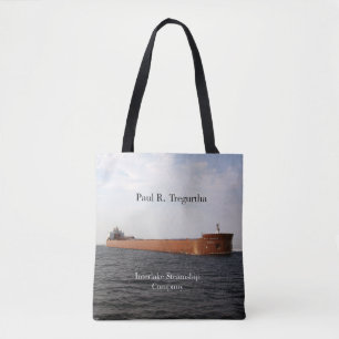 Paul R. Tregurtha all over tote bag