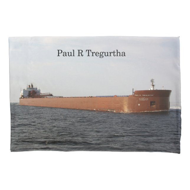 Paul R. Tregurtha pillow case (Front)
