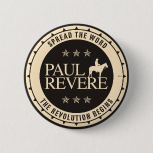 Paul Revere 2 Inch Round Button
