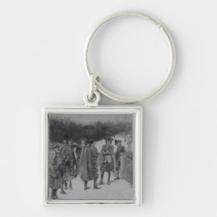 Paul Revere Bringing News to Sullivan Keychain