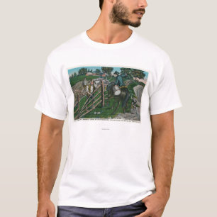 Paul Revere Informing Gen. Israel Putnam T-Shirt