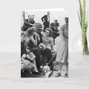 Paul Robeson and Friends, 1940s Card