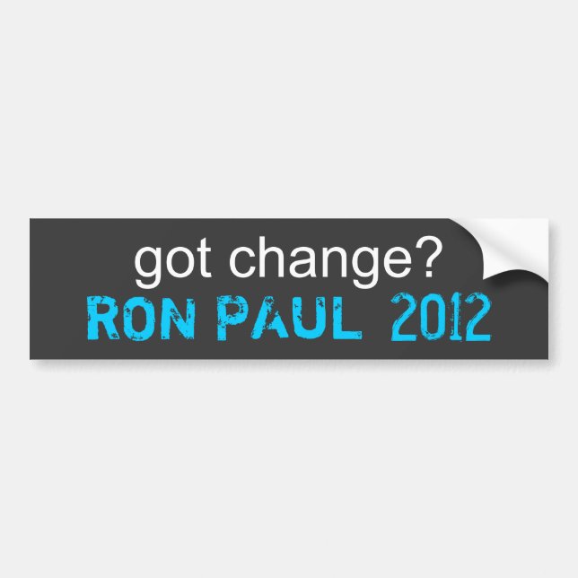 PAUL, RON, 2012 BUMPER STICKER (Front)