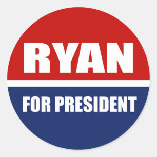 Paul Ryan 2012 Classic Round Sticker