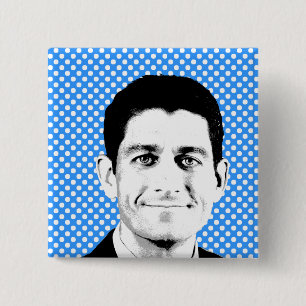 Paul Ryan 2 Inch Square Button