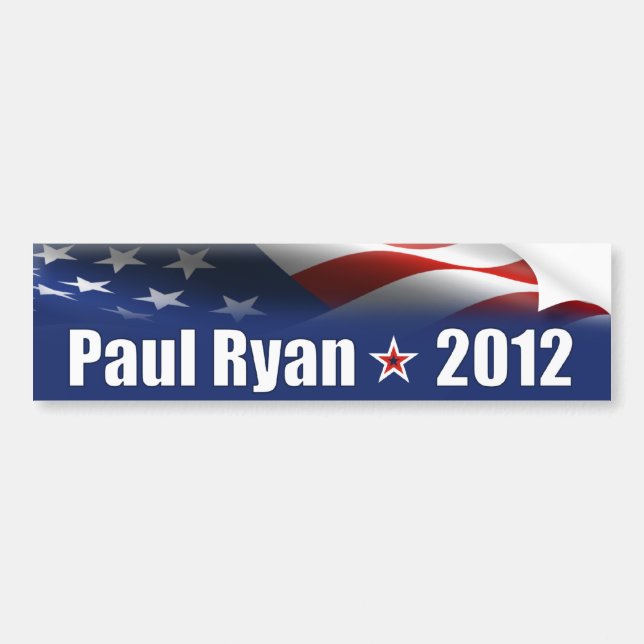 Paul Ryan for President Bumper Sticker (Front)