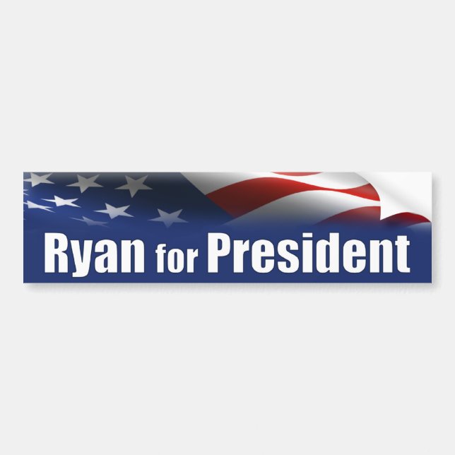 Paul Ryan for President Bumper Sticker (Front)