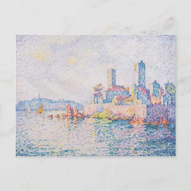 Paul Signac- Antibes, the towers Postcard (Front)