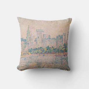 Paul Signac - Avignon, Morning Throw Pillow