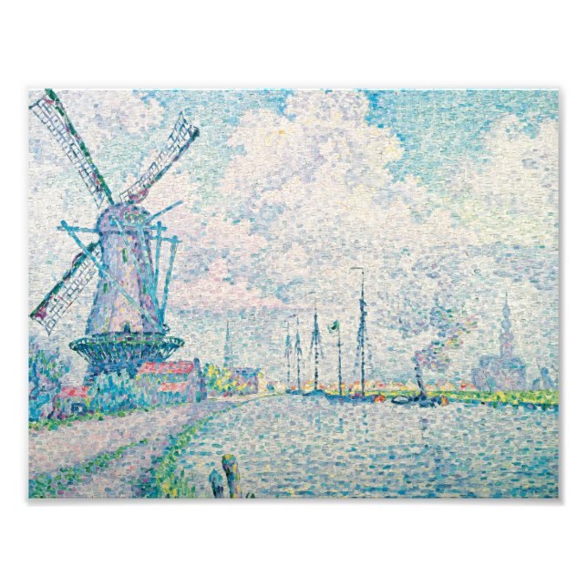 Paul Signac - Canal of Overschie Photo Print (Front)