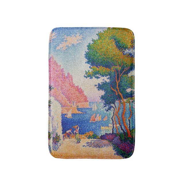 Paul Signac - Capo di Noli Bath Mat (Front Vertical)