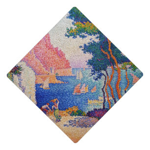 Paul Signac - Capo di Noli Graduation Cap Topper
