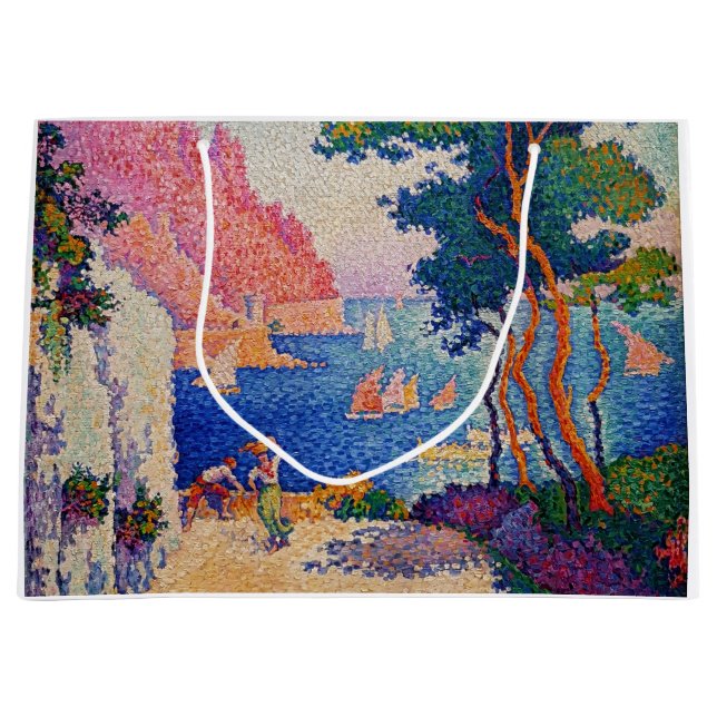 Paul Signac - Capo di Noli Large Gift Bag (Front)