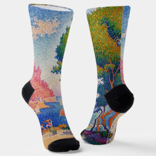 Paul Signac - Capo di Noli Socks