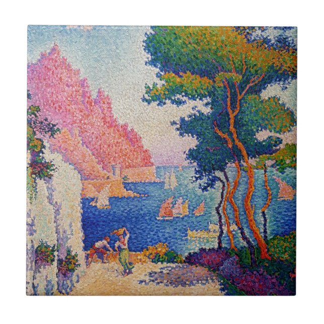 Paul Signac - Capo di Noli Tile (Front)