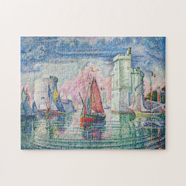 Paul Signac - Entrance of La Rochelle Harbor Jigsaw Puzzle (Horizontal)
