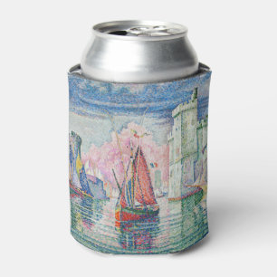 Paul Signac - Entrance of La Rochelle Harbour Can Cooler