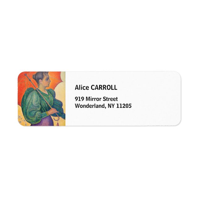 Paul Signac - Femme avec un parasol (Devant)