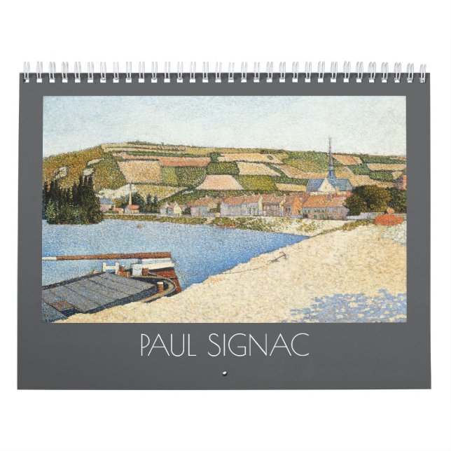 Paul Signac Fine Art Pointilism Paintings Calendar (Cover)