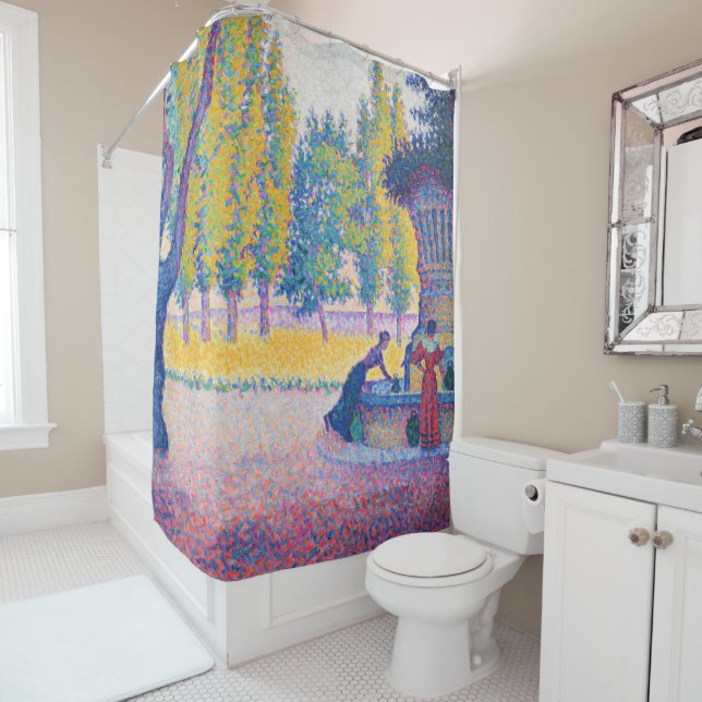 Paul Signac - Fountain des Lices, Saint-Tropez (In Situ)