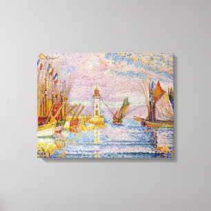 Paul Signac Lighthouse at Groix Canvas Print
