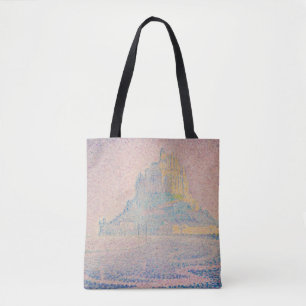 Paul Signac - Mont Saint Michel, Fog and Sun Tote Bag
