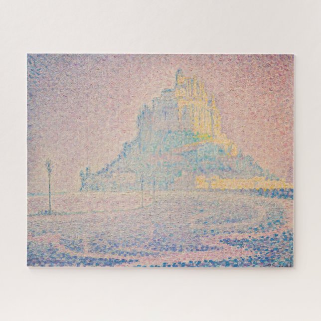 Paul Signac - Mount Saint Michel Fog and Sun Jigsaw Puzzle (Horizontal)