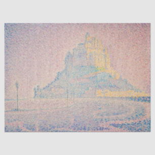 Paul Signac - Mount Saint Michel Fog and Sun Tissue Paper