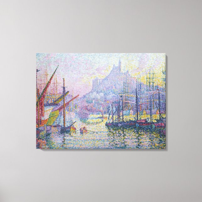 Paul Signac - Notre-Dame-de-la-Garde, Marseille Canvas Print (Front)
