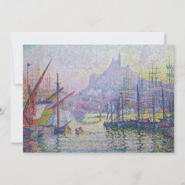 Paul Signac - Notre-Dame-de-la-Garde, Marseille Thank You Card (Front)