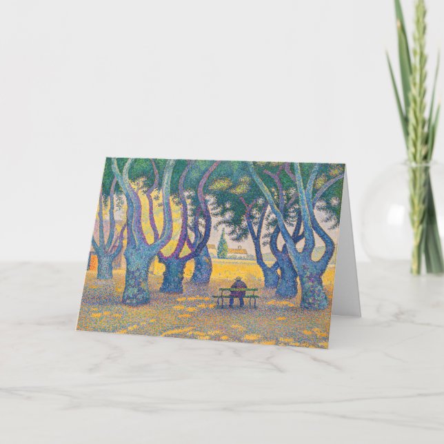 Paul Signac - Place des Lices, Saint-Tropez Card (Front)