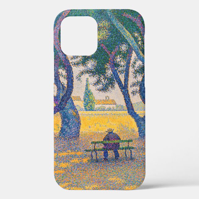 Paul Signac - Place des Lices, Saint-Tropez Case-Mate iPhone Case (Back)