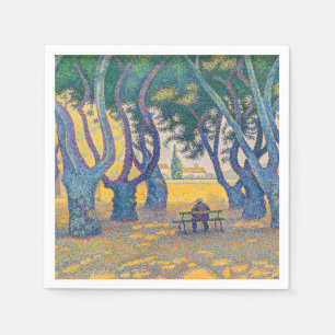 Paul Signac - Place des Lices, Saint-Tropez Napkin