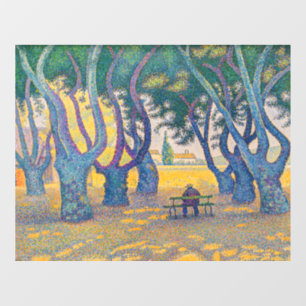 Paul Signac - Place des Lices, Saint-Tropez Window Cling