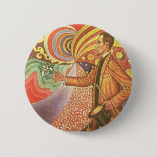 Paul Signac- Portrait of Felix Feneon 2 Inch Round Button
